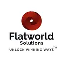 Flatworldsolutions In logo