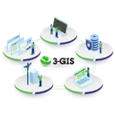 3-GIS logo
