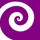 Purple Koru logo